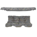 Pagalvėlė sūpynėms su stogeliu Patio Tora G050-06IB, pilka