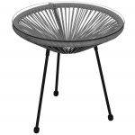 Sodo stalas Springos GF0091, pilkas