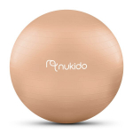 Aerobikos kamuolys Nukido, 65 cm, rudas