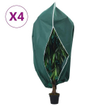 Augalų uždangalas su užtrauktukais 4 vnt., 3,14 x 2,5 m, 70 g/m&sup2;