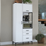 Spintelė Hanah Home JE112 - 2958 daugiapaskirtė, moderni, balta