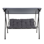 Lauko sūpynės Patio Marbella Black Edition H024-07IB, pilkas
