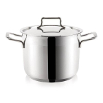 Orion puodas, 6,5 l, Puodas plienas su dangčiu ANETT 22 cm, 6,5 l