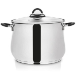 Orion puodas, 10,6 l, Puodas plienas su stikliniu dangteliu DALIE 26 cm, 10,6 l