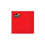 Servetėlės Silken 33x33 3sl 20vnt Raudona Assda33vr