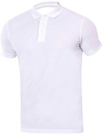 Polo mar&scaron;kinėliai ZIDYN balti, 100% medvilnė