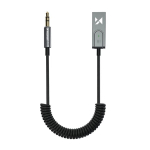Bluetooth 5.3 garso adapteris su AUX miniJack 3.5 mm ir USB-A jungtimi