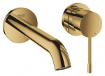 Grohe Essence Essence 2-jų dalių praustuvo mai&scaron;ytuvas i&scaron; sienos 183mm, CoolSunrise, 19408GL1