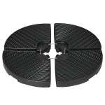 Konsolinio skėčio svoris Konsolinio skėčio svoris, atsparus atmosferos poveikiui, 52 kg vandens/68 kg smėlio, HDPE