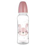 Buteliukas siauru kaklu Canpol Cute Animals 11/841, 250 ml, rožinis