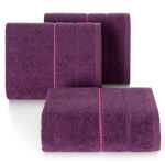Kilpinis rank&scaron;luostis su apvadu SUZI 30X50 violetinė