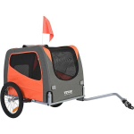 Dviračio priekaba &scaron;unims Vevor, oranžine/pilka
