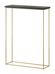 Stalas-konsolė ADRK Furniture Sili, auksinis/juodas