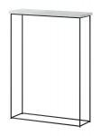 Stalas-konsolė ADRK Furniture Sili, juodas/pilkas