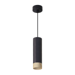 Pakabinamas &scaron;viestuvas Candellux Conti juodas medinis gaubtas GU10