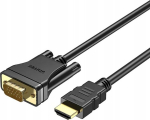 Unitek V1185a01 Hdmi į Vga kabelis, 2m, Full Hd 1080p@60hz