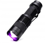 Mini UV detektorius žibintuvėlis detektorius aliuminio atsparus vandeniui, one size
