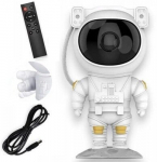 Projektorius Led Laser Astronaut, baltas