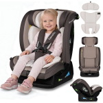 Automobilinė kėdutė Lionelo Aart I-Size Beige Latte, 0-36 kg, 40-150 cm, smėlio spalvos