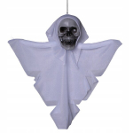 Kabanti kaukolės galvos Helovino dekoracija Baisi balta dekoracija