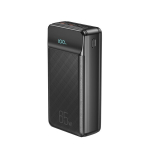 Atsarginis maitinimo &scaron;altinis ("Power Bank") XO laptop power bank PR201 65W 30000mAh black