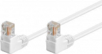 Tinklo kabelis Cat 5e U/utp, 1m, baltas, Rj45