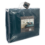 Užtiesalas su pagalvėlėmis - ATMOSPHERA - La Dolce Vita - Poliesteris - Žydrasis žalta - 240x260 cm