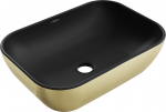 Praustuvas Mexen Rita Black Matt/Gold Lines