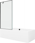 Vonia Mexen Cube su apdaila ir stiklo sienele, 180x80 cm + 90 cm