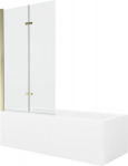 Vonia Mexen Cubik su apdaila ir stiklo sienele, 170x70 cm + 100 cm (II)