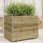 vidaXL Sodo lovelis, 90x60x72,5cm, impregnuota pu&scaron;ies mediena