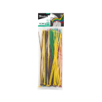 Tvirtinimo dirželiai Bradas 3,6 x 250 mm, 100 vnt., COLOUR MIX