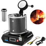 Skaitmeninė metalo lydymo krosnis Vevor, 1400W,3kg, 1150&deg;C