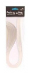 Juostelės kvilingui 3mmx50cm baltos 100vnt - Hobby Gallery