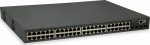 LevelOne GTP-5271 valdomas L3 Gigabit Ethernet jungiklis su PoE palaikymu, pilkas, 48 RJ-45 prievadai, 10G palaikymas, montuojamas į stelažą