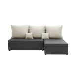 Mink&scaron;tas kampas Bellezza Bodo, pilkas/baltas