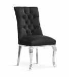 Valgomojo kėdė Wood Garden Lord Glamour, juoda