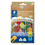 STAEDTLER Noris spalvoti Jumbo kreidelės 12 vnt.