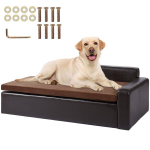 Augintinių guolis-sofa, 100 x 60 cm, ruda