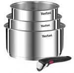 Tefal Ingenio Emotion 4 vnt. puodų rinkinys, nerūdijantis plienas
