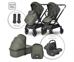 Universalus vežimėlis Lorelli Reya 3in1, green