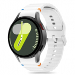 TECH-PROTECT SILIKONINIS SPORTINIS SAMSUNG GALAXY WATCH 4 | 5 | 5 PRO | 6 | 7 | FE WHITE