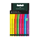 Highlighter TL 38 wallet of 8 cardboard, Highlighter TL 38 wallet of 8 cardboard