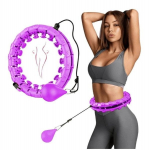 Gimnastikos lankas Hula Hoop, 140 cm, violėtinis