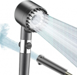 Filtruota du&scaron;o galvutė su rankine auk&scaron;to slėgio lietaus du&scaron;o galvute Du&scaron;o galvutė su masažo funkcija Auk&scaron;tos kokybės kelių pur&scaron;kimo režimų filtras