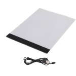 LED Light Box Tracer Efektyvus &scaron;viesos perdavimas Mink&scaron;ta balta &scaron;viesa USB įkrovimas Itin plonas A4 pie&scaron;imo padėklas trafaretui