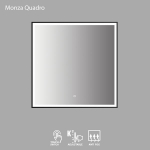 Veidrodis LED Monza Quadro 80X80