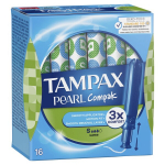 Tamponai Tampax Compak Pearl Super, 16 vnt.