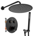Potinkinis Du&scaron;o Komplektas Rea Lungo Thermostat Black 51,5X30X36,5CM