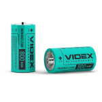 Videx Li-Ion 16340 (CR123A), 800mAh, 3,7V elementai, 2 vnt.